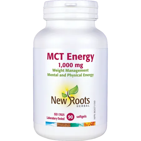 New Roots MCT Energy 90 Softgels | 每天不同折扣, 全网最低价格 | 种类齐全的保健品店铺 VITASHOP, 只有你想不到, 没有你买不到 !