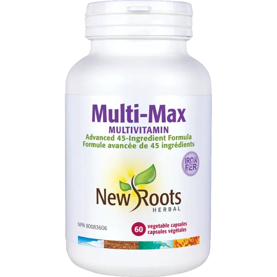 New Roots Multi-Max Multivitamin 60 Capsules | Unbeatable Prices, Daily Deals | VITASHOP