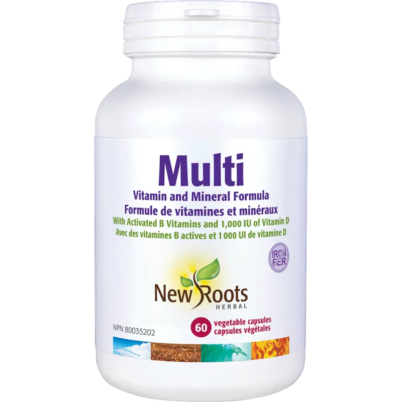 New Roots Multi Vitamin and Mineral Formula 60 Capsules | Unbeatable Prices, Daily Deals | VITASHOP