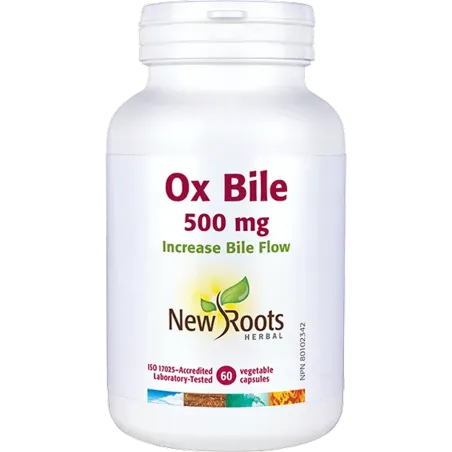 New Roots Ox Bile 500 mg 60 Capsules | 每天不同折扣, 全网最低价格 | 种类齐全的保健品店铺 VITASHOP, 只有你想不到, 没有你买不到 !