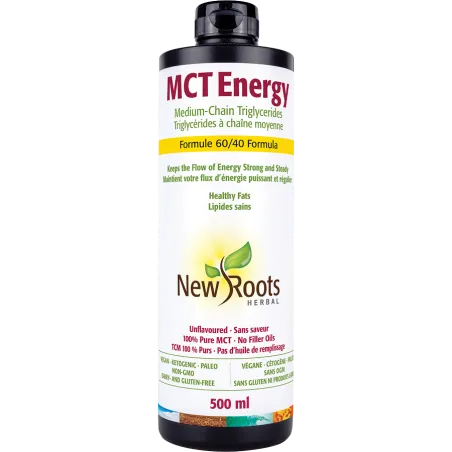 New Roots MCT Energy Medium-Chain Triglycerides 60/40 Formula 500 ml | 每天不同折扣, 全网最低价格 | 种类齐全的保健品店铺 VITASHOP, 只有你想不到, 没有你买不到 !