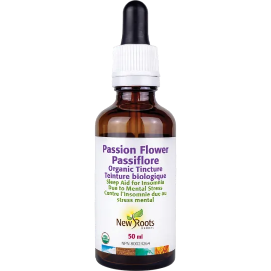 New Roots Passion Flower Certified Organic 50 ml | Unbeatable Prices, Daily Deals | VITASHOP