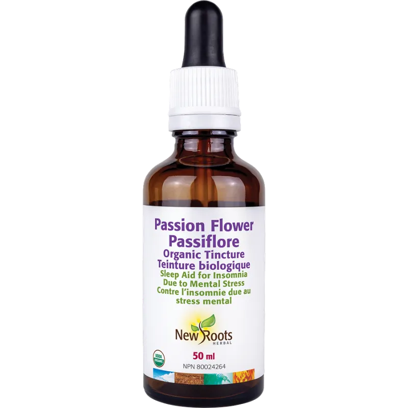 New Roots Passion Flower Certified Organic 50 ml | 每天不同折扣, 全网最低价格 | 种类齐全的保健品店铺 VITASHOP, 只有你想不到, 没有你买不到 !