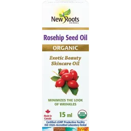 New Roots Rosehip Seed Oil Rosa Mosqueta Certified Organic 15 ml | 每天不同折扣, 全网最低价格 | 种类齐全的保健品店铺 VITASHOP, 只有你想不到, 没有你买不到 !