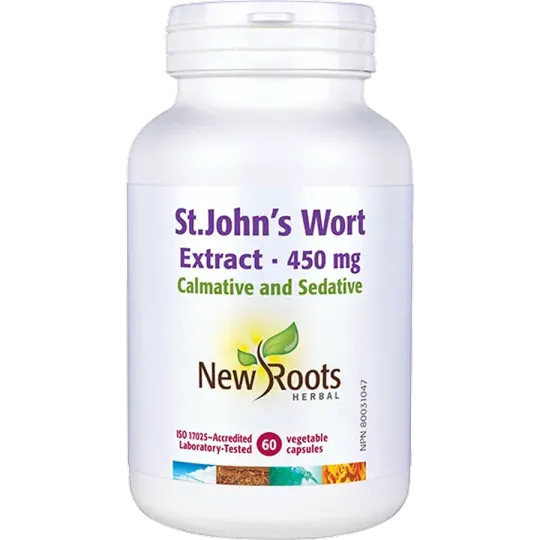 New Roots St. John’s Wort Extract 60 Capsules | 每天不同折扣, 全网最低价格 | 种类齐全的保健品店铺 VITASHOP, 只有你想不到, 没有你买不到 !