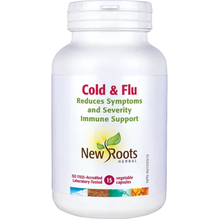 New Roots Cold & Flu 15 Capsules | 每天不同折扣, 全网最低价格 | 种类齐全的保健品店铺 VITASHOP, 只有你想不到, 没有你买不到 !