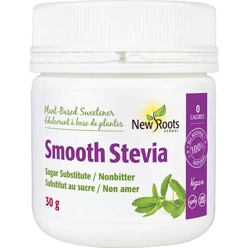 New Roots Smooth Stevia 30 g | Unbeatable Prices, Daily Deals | VITASHOP