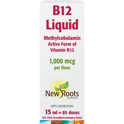 New Roots Vitamin B12 Liquid Methylcobalamin 15 ml | 每天不同折扣, 全网最低价格 | 种类齐全的保健品店铺 VITASHOP, 只有你想不到, 没有你买不到 !