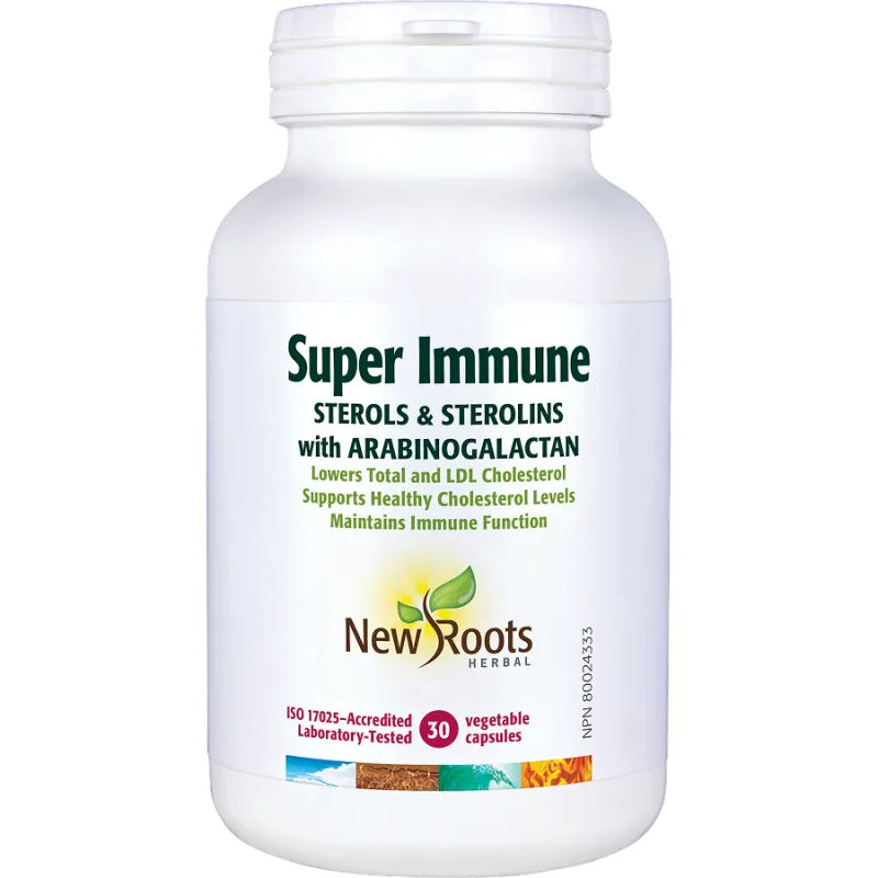 New Roots Super Immune Sterols & Sterolins with Arabinogalactan 30 Capsules | 每天不同折扣, 全网最低价格 | 种类齐全的保健品店铺 VITASHOP, 只有你想不到, 没有你买