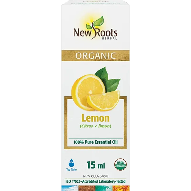 New Roots Lemon Essential Oil (Citrus × limon) 100% Pure 15 ml | 每天不同折扣, 全网最低价格 | 种类齐全的保健品店铺 VITASHOP, 只有你想不到, 没有你买不到 !