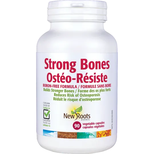 New Roots Strong Bones Boron-Free Formula 90 Capsules | Unbeatable Prices, Daily Deals | VITASHOP
