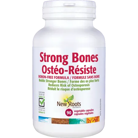 New Roots Strong Bones Boron-Free Formula 90 Capsules | Unbeatable Prices, Daily Deals | VITASHOP