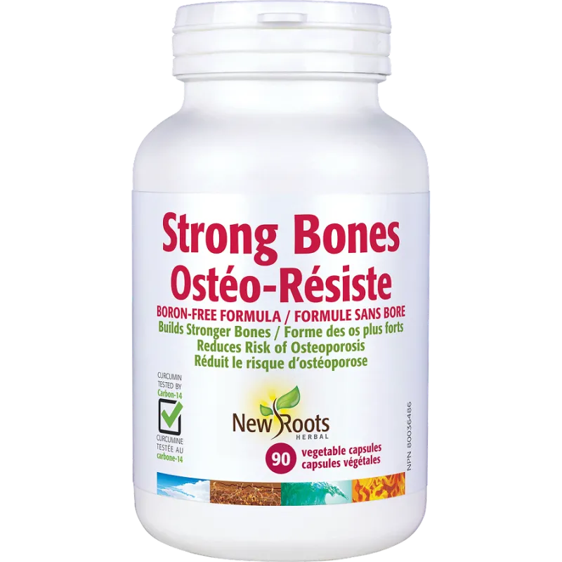 New Roots Strong Bones Boron-Free Formula 90 Capsules | 每天不同折扣, 全网最低价格 | 种类齐全的保健品店铺 VITASHOP, 只有你想不到, 没有你买不到 !