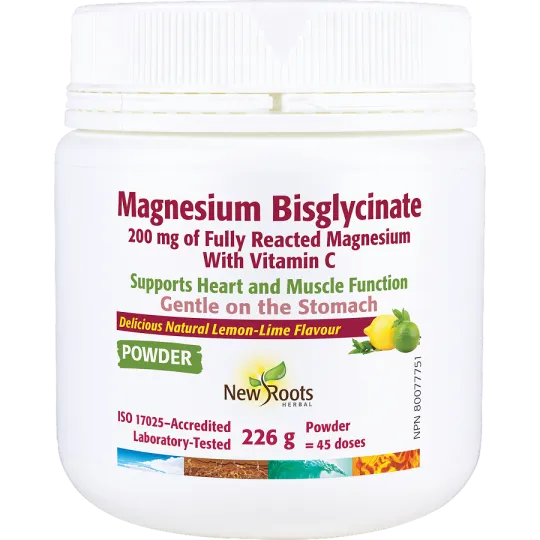 New Roots Magnesium Bisglycinate 200 mg With Vitamin C 226 g | 每天不同折扣, 全网最低价格 | 种类齐全的保健品店铺 VITASHOP, 只有你想不到, 没有你买不到 !