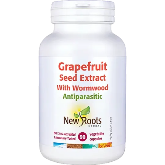 Grapefruit Seed Extract With Wormwood 90 Capsules | Safest & Easiest Shopping Vitamins Online | VITASHOP