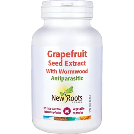 Grapefruit Seed Extract With Wormwood 90 Capsules | Safest & Easiest Shopping Vitamins Online | VITASHOP
