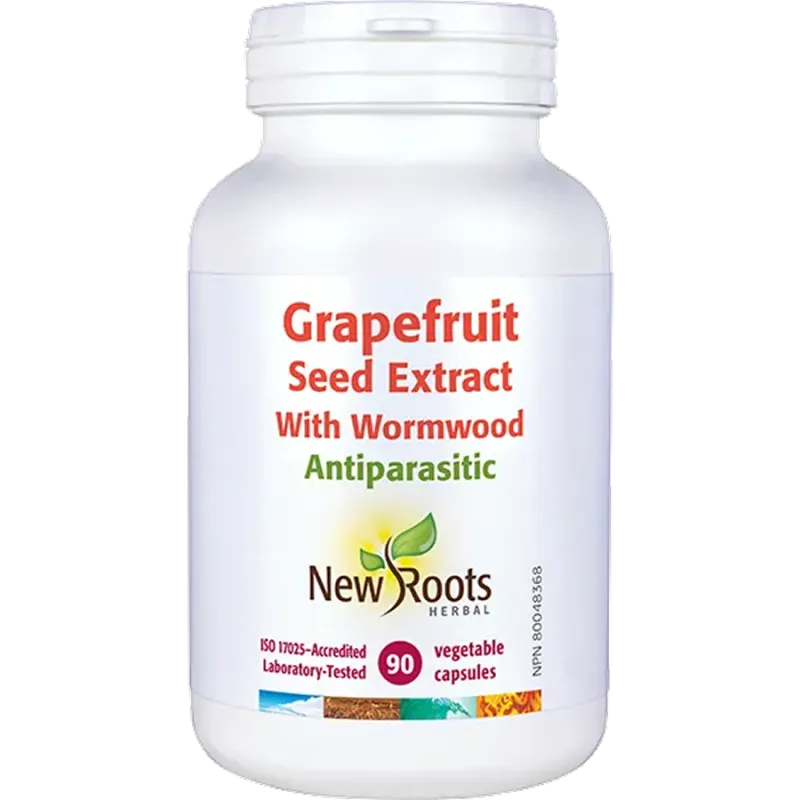 Grapefruit Seed Extract With Wormwood 90 Capsules | Safest & Easiest Shopping Vitamins Online | VITASHOP