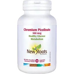 New Roots Chromium Picolinate 500 mcg 100 Capsules | Unbeatable Prices, Daily Deals | VITASHOP