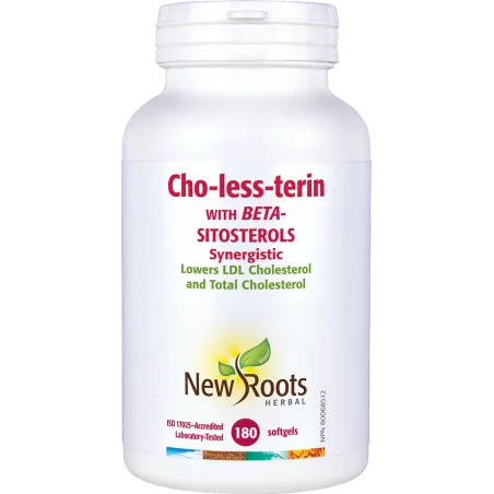 New Roots Cho-less-terin With beta-Sitosterols 180 Softgels | 每天不同折扣, 全网最低价格 | 种类齐全的保健品店铺 VITASHOP, 只有你想不到, 没有你买不到 !