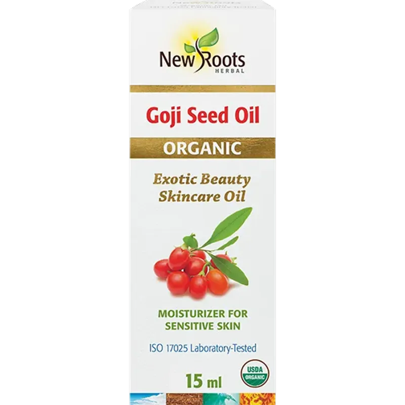 New Roots Goji Seed Oil Certified Organic 15 ml | 每天不同折扣, 全网最低价格 | 种类齐全的保健品店铺 VITASHOP, 只有你想不到, 没有你买不到 !