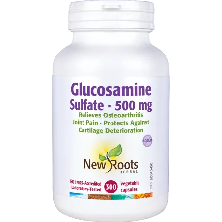 New Roots Glucosamine Sulfate 500 mg 300 Capsules | Unbeatable Prices, Daily Deals | VITASHOP
