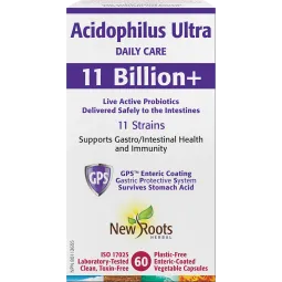 New Roots Acidophilus Ultra 60 Capsules | 每天不同折扣, 全网最低价格 | 种类齐全的保健品店铺 VITASHOP, 只有你想不到, 没有你买不到 !