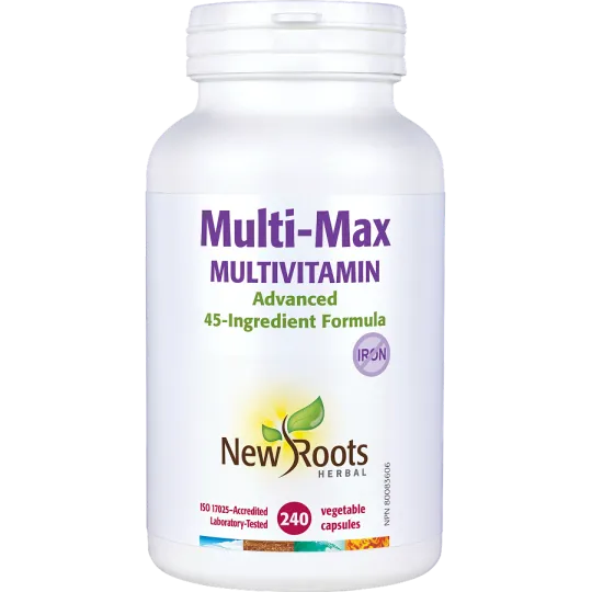 New Roots Multi-Max Multivitamin 240 Capsules | 每天不同折扣, 全网最低价格 | 种类齐全的保健品店铺 VITASHOP, 只有你想不到, 没有你买不到 !