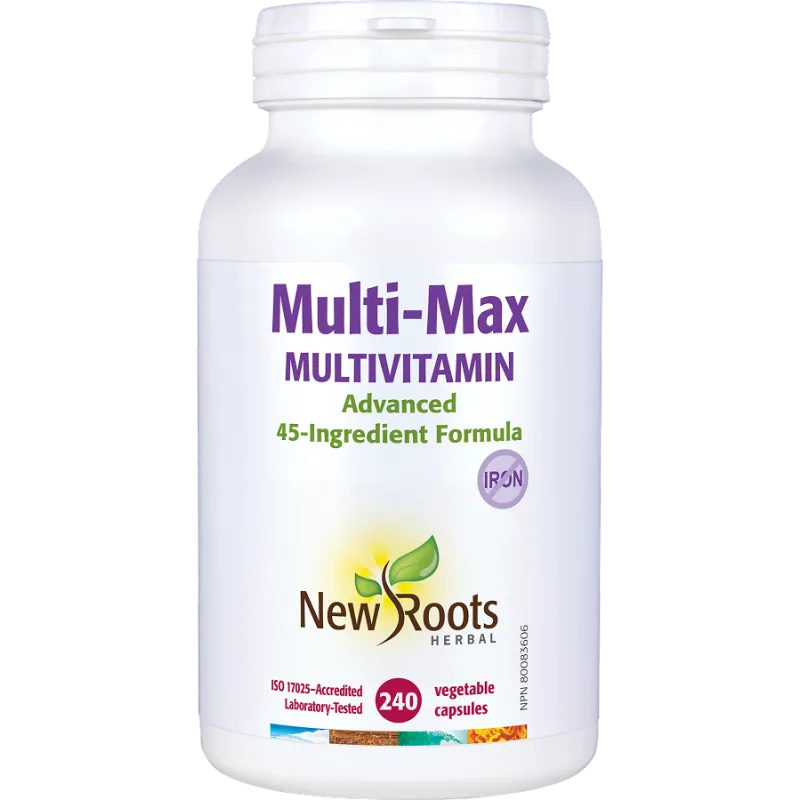 New Roots Multi-Max Multivitamin 240 Capsules | 每天不同折扣, 全网最低价格 | 种类齐全的保健品店铺 VITASHOP, 只有你想不到, 没有你买不到 !
