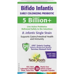 Bifido Infantis Early Colonizing Probiotic 5 billion+ 30 Vegetable Capsules | Safest & Easiest Shopping Vitamins Online | VITASH