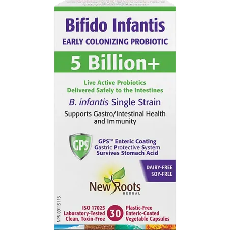 Bifido Infantis Early Colonizing Probiotic 5 billion+ 30 Vegetable Capsules | Safest & Easiest Shopping Vitamins Online | VITASH