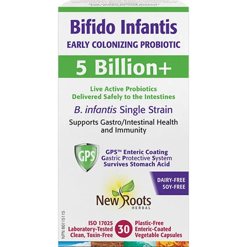 Bifido Infantis Early Colonizing Probiotic 5 billion+ 30 Vegetable Capsules | Safest & Easiest Shopping Vitamins Online | VITASH