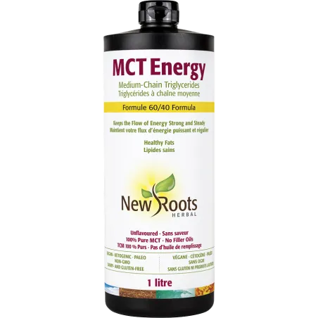 New Roots 뉴 루츠 MCT Energy 중쇄 트리글리세리드 60/40 포뮬러 1 리터 | 매일 업데이트되는 특가 상품 | VITASHOP