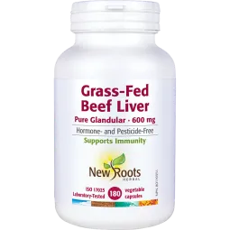 New Roots Grass-Fed Beef Liver 180 Capsules | 매일 업데이트되는 특가 상품 | VITASHOP