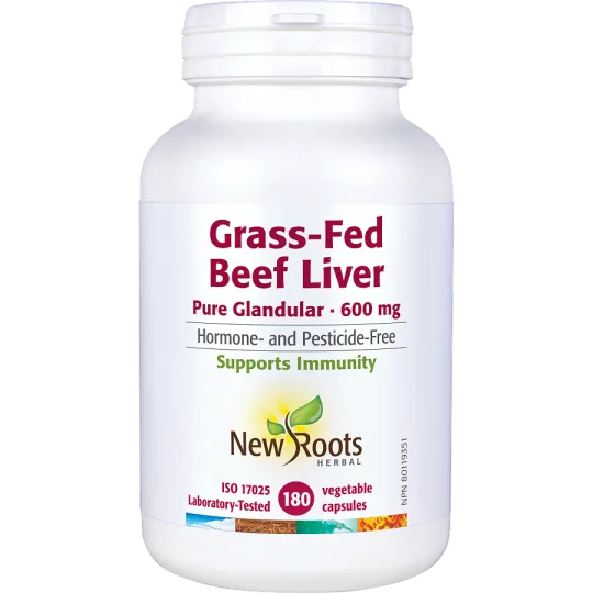 New Roots Grass-Fed Beef Liver 180 Capsules | 매일 업데이트되는 특가 상품 | VITASHOP