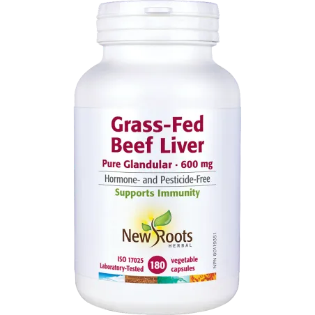 New Roots Grass-Fed Beef Liver 180 Capsules | 매일 업데이트되는 특가 상품 | VITASHOP