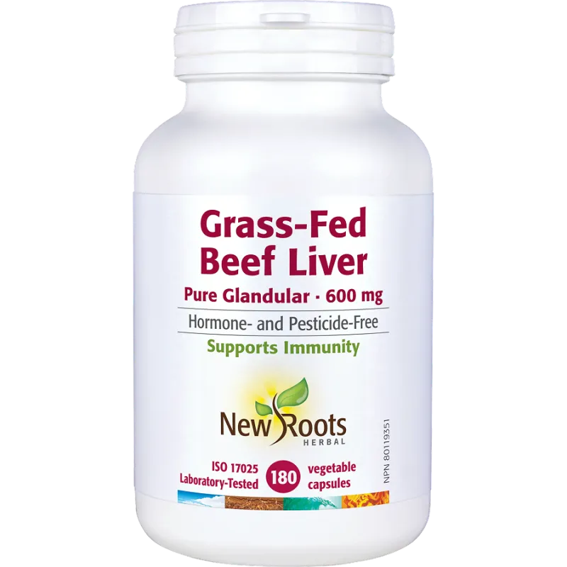 New Roots Grass-Fed Beef Liver 180 Capsules | 매일 업데이트되는 특가 상품 | VITASHOP