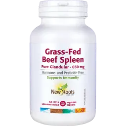 New Roots Grass-Fed Beef Spleen PureGlandular 650 mg 30 Capsules | 每天不同折扣, 全网最低价格 | 种类齐全的保健品店铺 VITASHOP, 只有你想不到, 没有你买不到 !