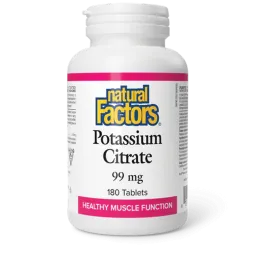 Natural Factors 내추럴 팩터스 구연산칼륨 99mg, 180정 | 매일 업데이트되는 특가 상품 | VITASHOP