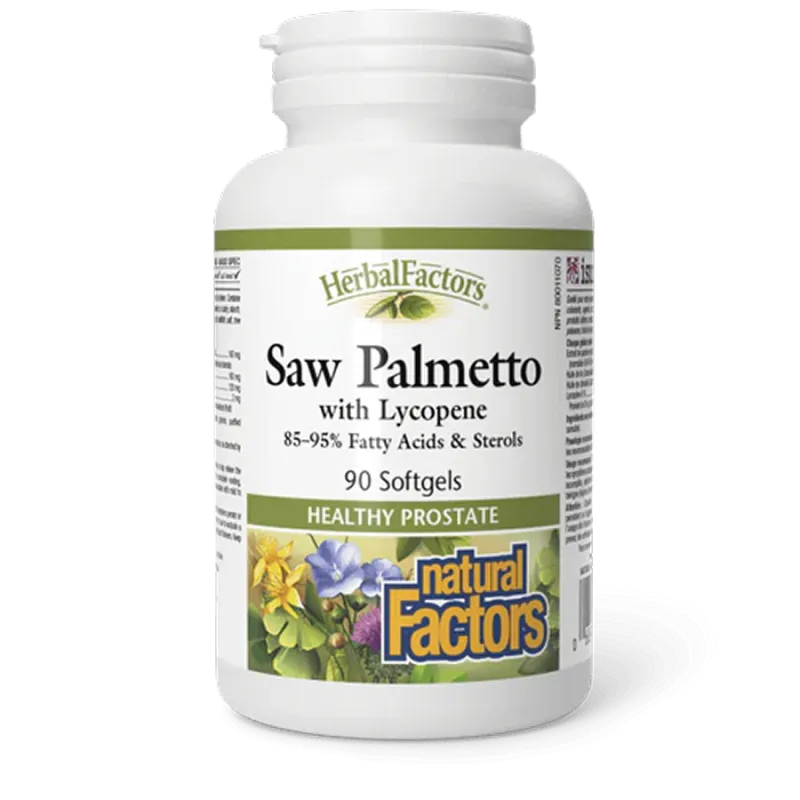 HerbalFactors Saw Palmetto avec lycopène | Safest & Easiest Shopping Vitamins Online | VITASHOP