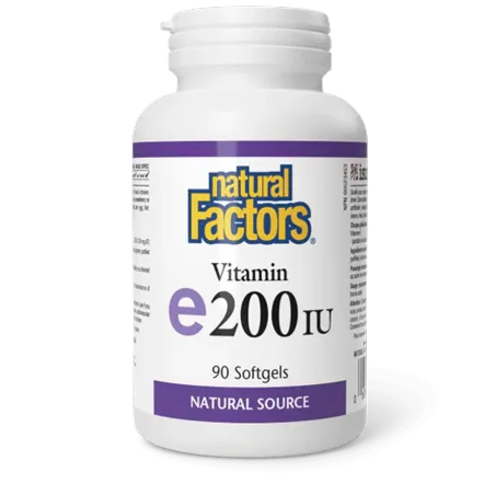 Vitamine E 200 UI Source Naturelle, 90 Gélules | Safest & Easiest Shopping Vitamins Online | VITASHOP