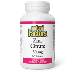 Citrate de zinc 50 mg | Safest & Easiest Shopping Vitamins Online | VITASHOP