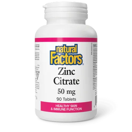Citrate de zinc 50 mg | Safest & Easiest Shopping Vitamins Online | VITASHOP