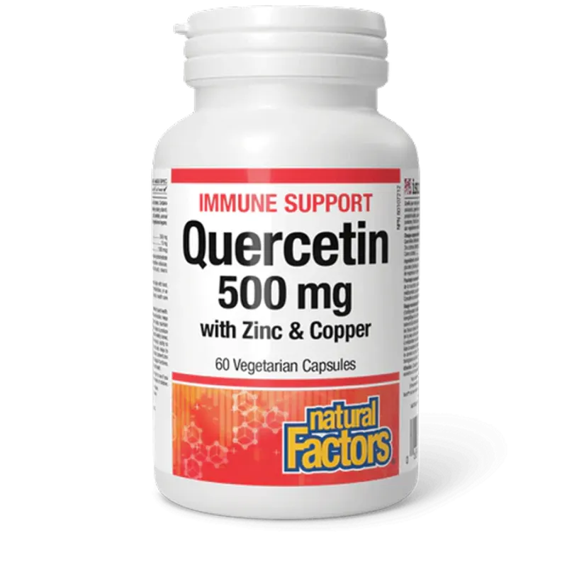 Quercétine 500 mg, 60 Capsules Végétariennes | Safest & Easiest Shopping Vitamins Online | VITASHOP