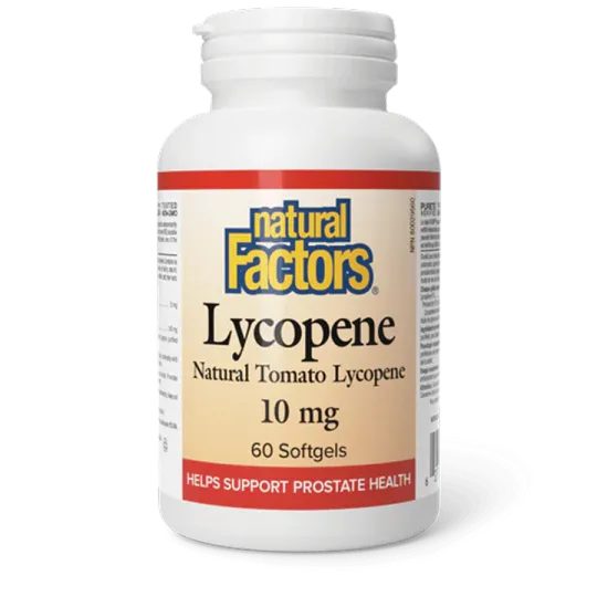 Natural Factors Lycopene 10 mg, 60 Softgels | Unbeatable Prices, Daily Deals | VITASHOP