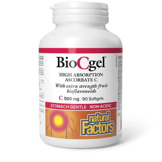 BioCgel Haute Absorption Ascorbate C 500 mg | Safest & Easiest Shopping Vitamins Online | VITASHOP