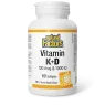 Natural Factors Vitamin K+D 120 mcg / 1000 IU, 60 Softgels | Unbeatable Prices, Daily Deals | VITASHOP