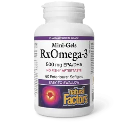 RxOmega-3 Mini-Gels 500 mg | Safest & Easiest Shopping Vitamins Online | VITASHOP