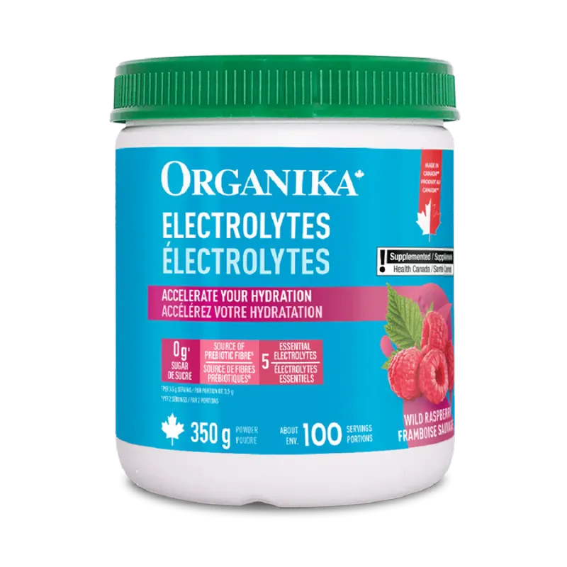 Organika Electrolyte Wild Raspberry 350 g | Unbeatable Prices, Daily Deals | VITASHOP