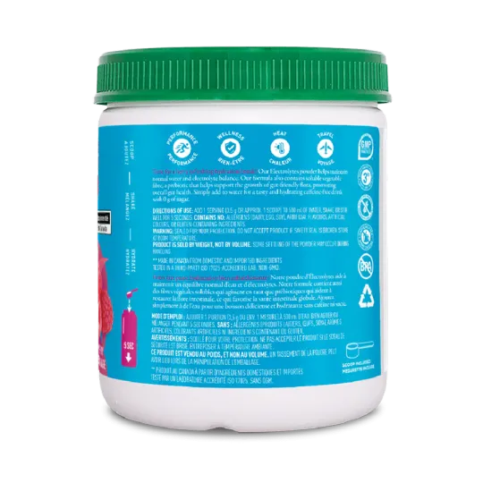Organika Electrolyte Wild Raspberry 350 g | Unbeatable Prices, Daily Deals | VITASHOP