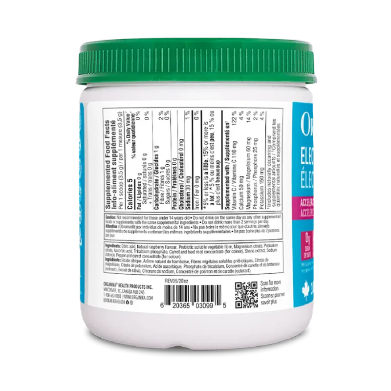 Organika Electrolyte Wild Raspberry 350 g | Unbeatable Prices, Daily Deals | VITASHOP